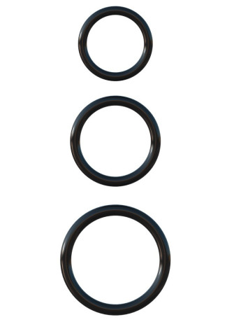 Silicone 3-Ring Stamina Set
